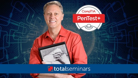 TOTAL: CompTIA PenTest+ (Ethical Hacking) + 2 FREE Tests.