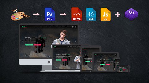 Create Responsive Websites: From PSD Design to Code As a Pro