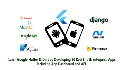 Master Flutter – Learn Dart & Flutter by Developing 5 Apps
