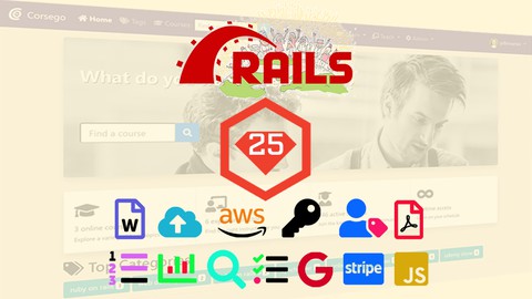 Ruby on Rails: Learn 25+ gems and build a Startup MVP 2023